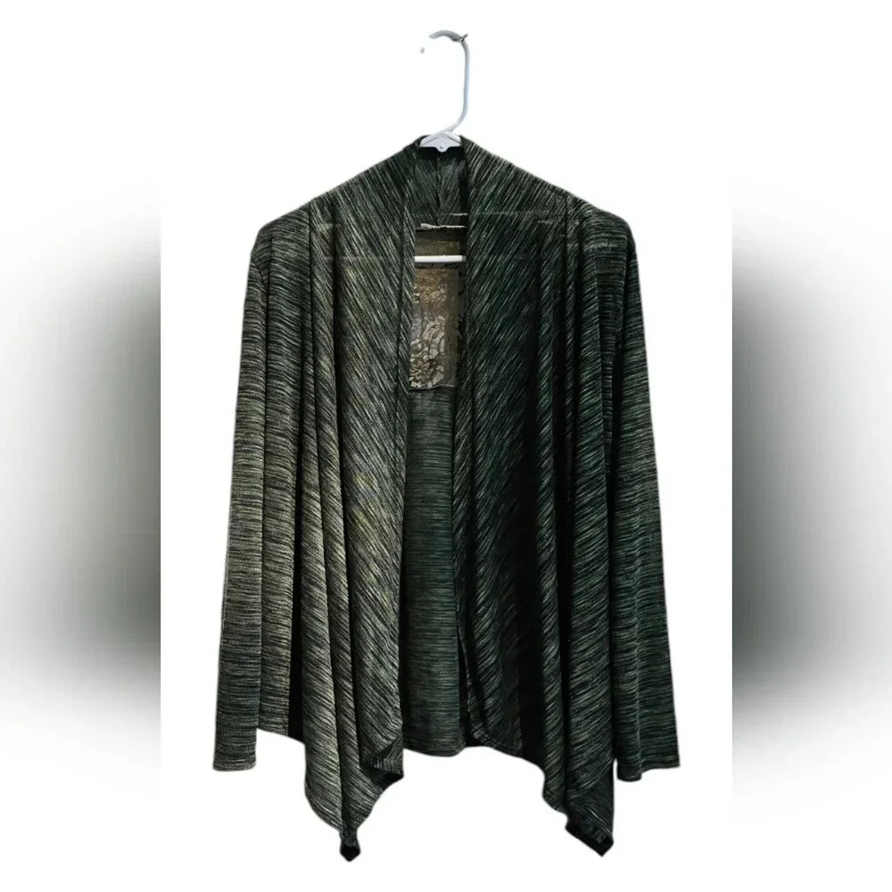 Joseph Q- Women's Size Large Green Cardigan.​​​​​